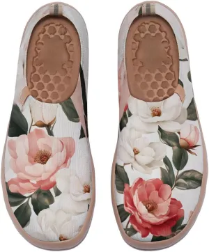 Women's Sakura Pink Trail Shoes Biomechanical Design Loafers Airflow Mesh Support Gym to Cafe Ready