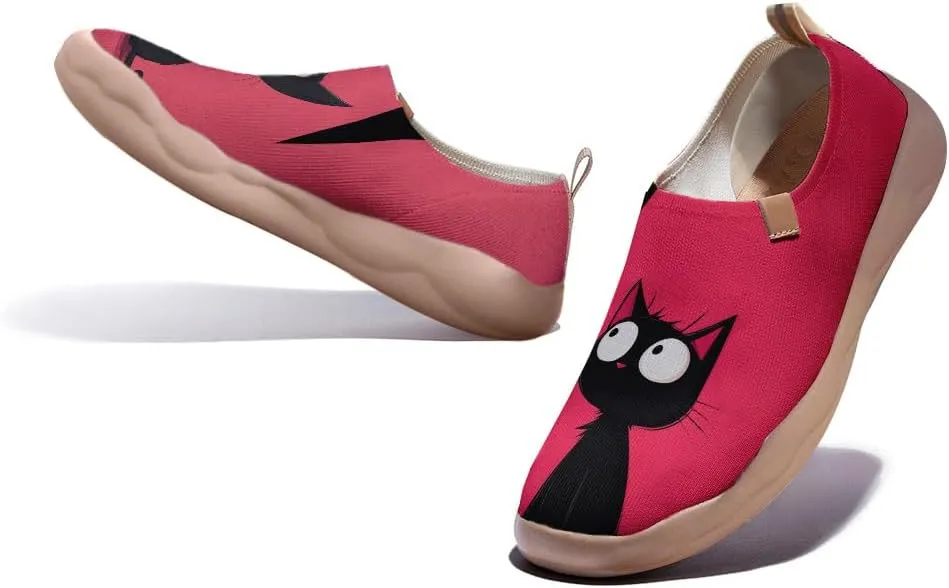 Women's Sakura Pink Trail Shoes Biomechanical Design Loafers Airflow Mesh Support Gym to Cafe Ready