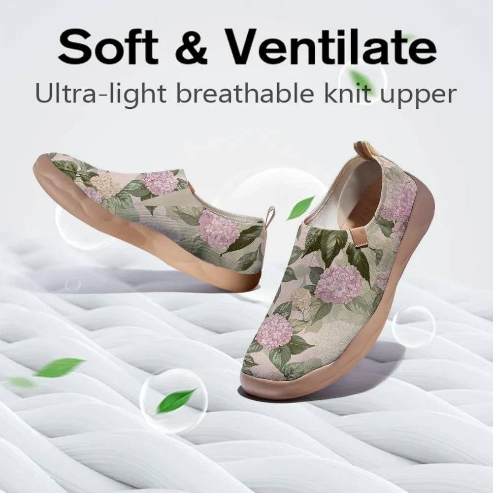 Women's Sakura Pink Trail Shoes Biomechanical Design Loafers Airflow Mesh Support Gym to Cafe Ready
