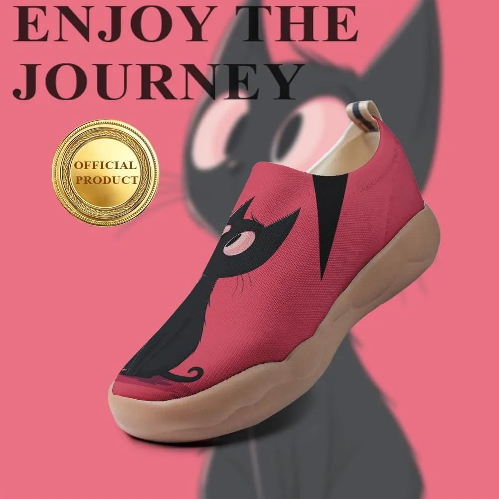 Women's Sakura Pink Trail Shoes Biomechanical Design Loafers Airflow Mesh Support Gym to Cafe Ready