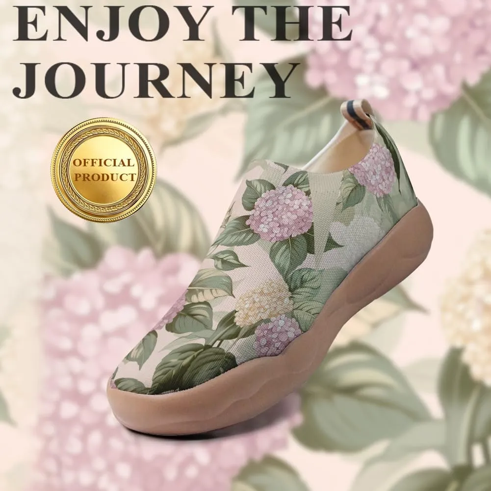 Women's Sakura Pink Trail Shoes Biomechanical Design Loafers Airflow Mesh Support Gym to Cafe Ready