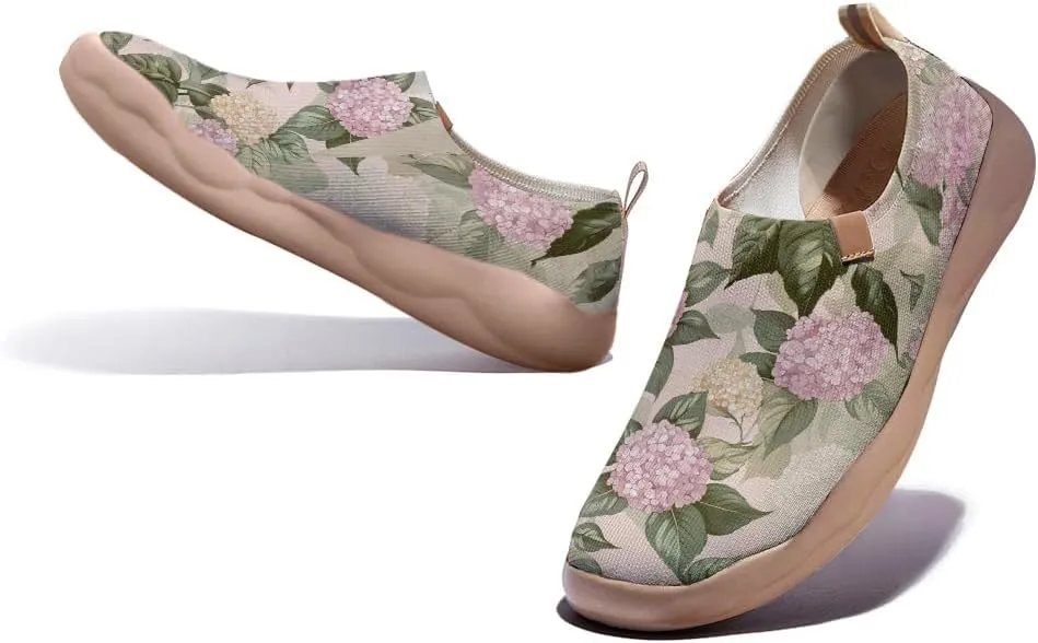 Women's Sakura Pink Trail Shoes Biomechanical Design Loafers Airflow Mesh Support Gym to Cafe Ready