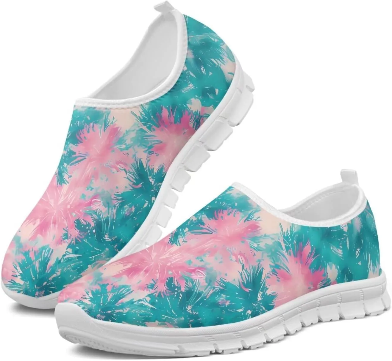 Womens Slip On Sneakers Trendy Casual Shoes for Women Non Slip Work Shoes