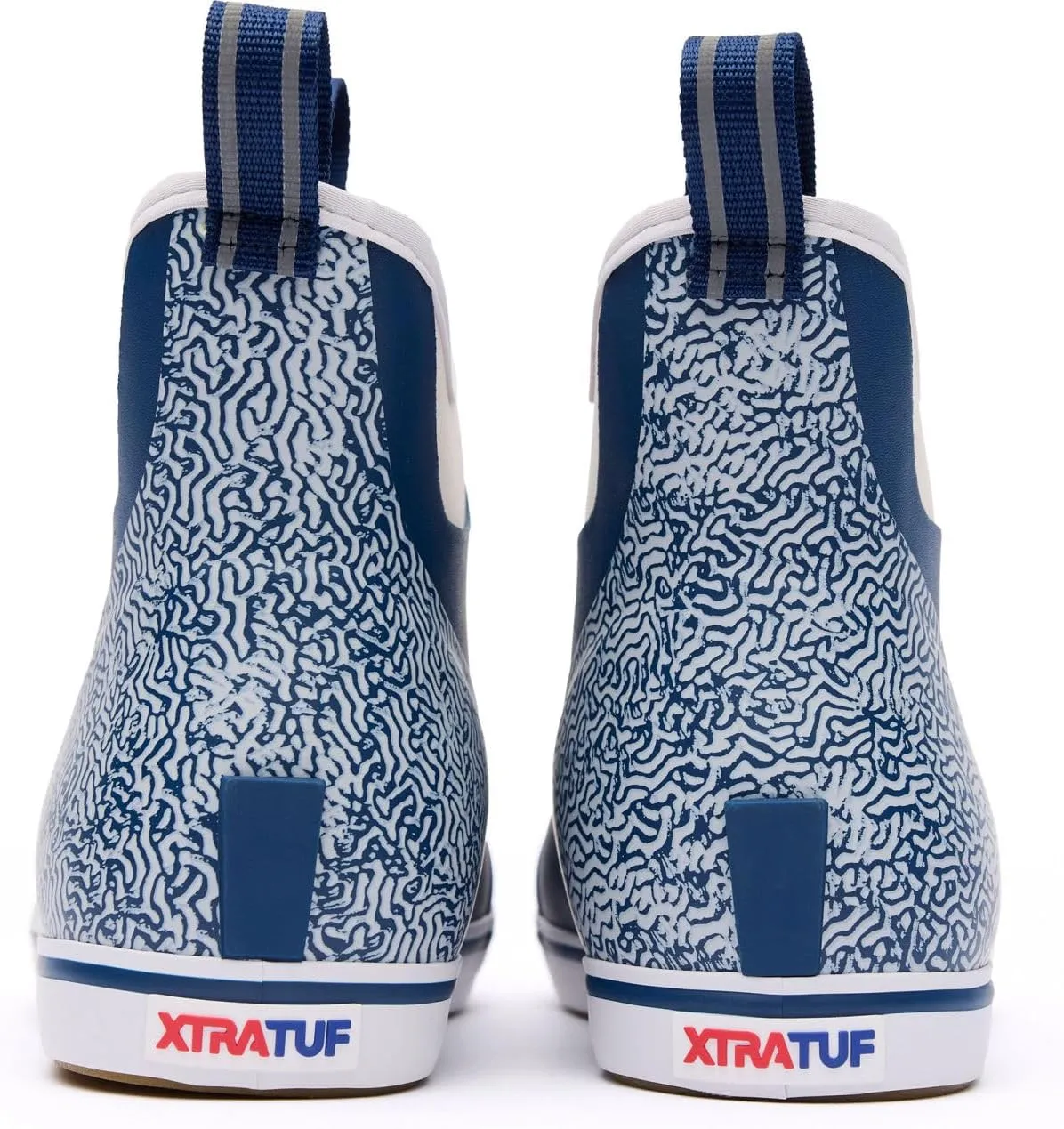 Xtratuf Mens Adb Sport X Guy Harvey Graphic Pull On Casual Boots Ankle - White