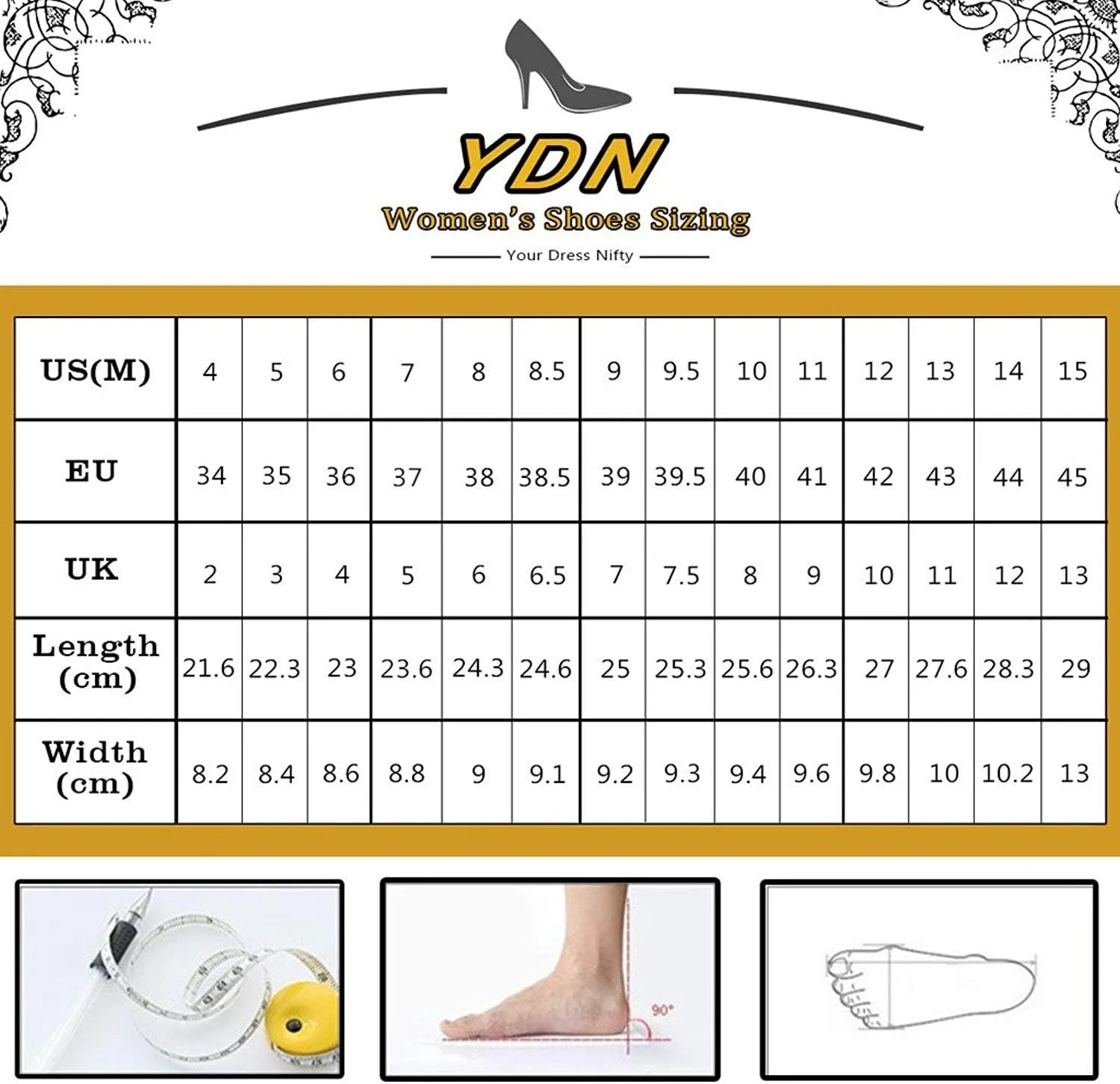 YDN Women Formal Almond Toe Block Mid Heels Pumps Wavy Edge Slip on Loafers Dress Office Shoes with Elastic